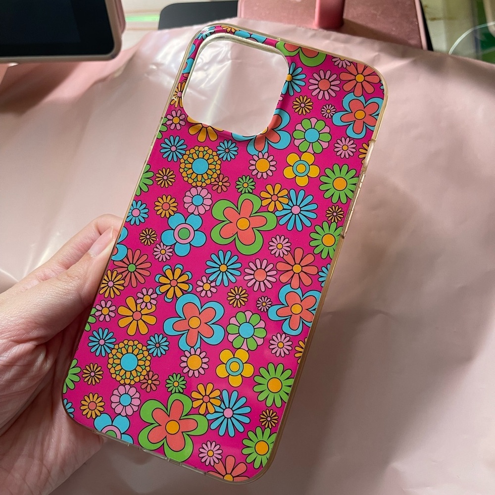 Poppy Pink Floral Phone Case iPhone 12 Pro Max